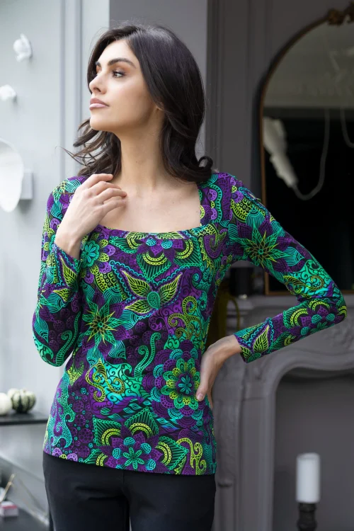 bluzka-karo--LILY-violet-Vippi-design.2.jpg