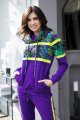 Bluza z golfem fioletowa "LILY" violet    