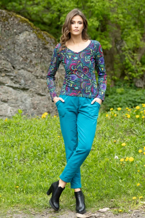 bluzka-klasyczna-dekolt-V-i-spodnie-z-mankietami--petrol-FLORAL-vippi-design-7.jpg