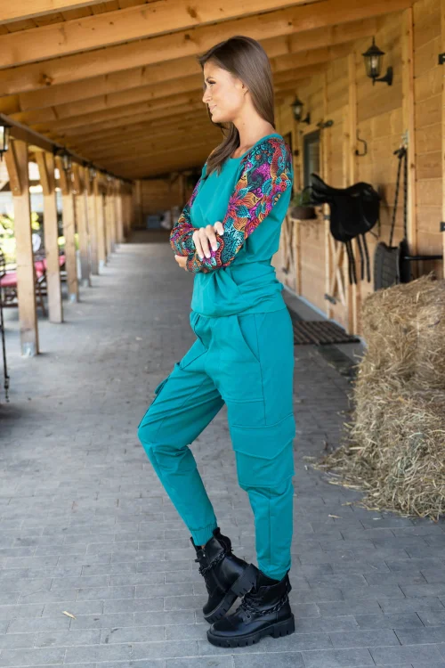 spodnie-bojowki-petrol-i-bluzka-reglanow-LILY-vippi-design-4.jpg