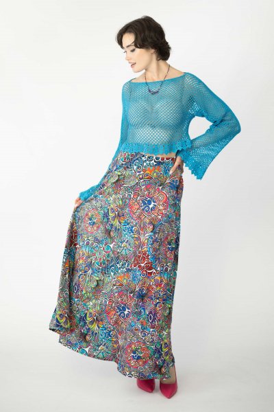 Spódnica długa "VITRAŻ"