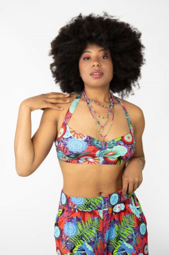 Top wiązany "EDEN" red