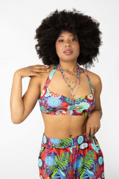 Top wiązany "EDEN" red