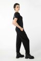 Spodnie czarne o kroju balloon "BASIC"    