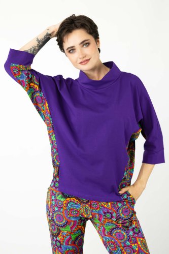 Bluzka kimonowa ze stójką "BLISS"