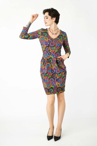 Sukienka mini z kieszeniami "BLISS"