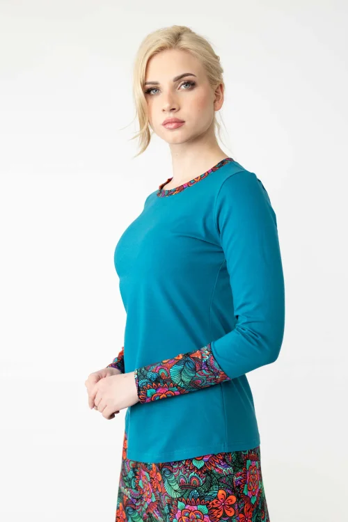 bluzka-petrolowa-z-kolorowymi-mankietami-marka-Vippi-design-4.jpg