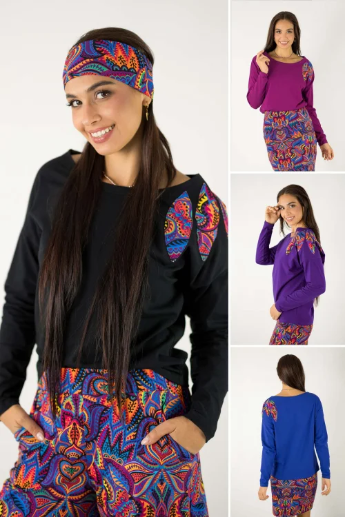 bluzka-trapezowa-z-aplikacją-na-ramieniu--kolekcja-MEXICO-violet-marka-VIPPI-design.jpg
