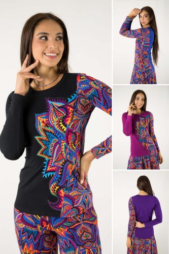 bluzka-klasyczna-z-aplikacją-na-boku-dekolt-okrągły--kolekcja--MEXICO-violet-marka-VIPPI-design.jpg