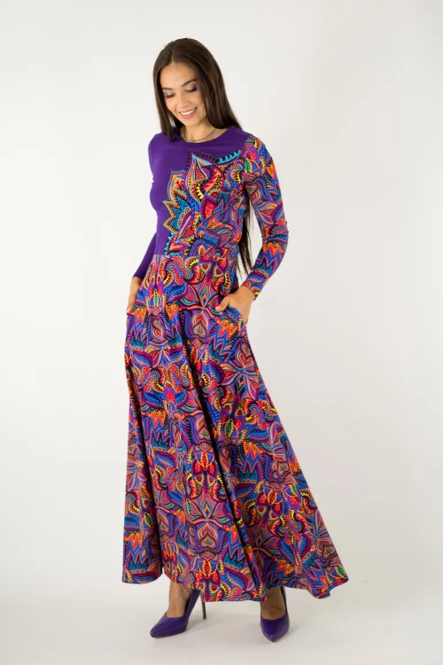 bluzka-klasyczna-z-aplikacją-na-boku-chabrowa-i-długa-spódnica-z-kieszeniami--kolekcja--MEXICO-violet-marka-VIPPI-design.jpg