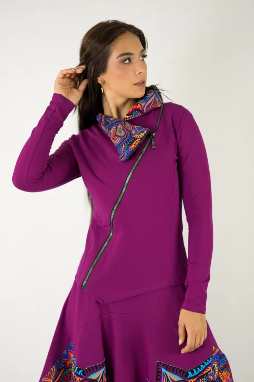 bluza-cyklamenowa-asymetryczna-i-spódnica-midi-origami-z-aplikacjami---kolekcja--MEXICO-violet-marka-VIPPI-design.jpg
