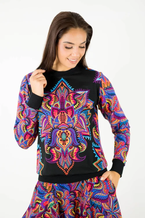 spódnica midi origami i bluzka sportowa kolekcja MEXICO violet marka VIPPI design (10).jpg