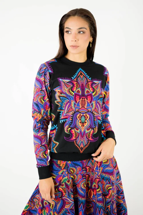 spódnica midi origami i bluzka sportowa kolekcja MEXICO violet marka VIPPI design (12).jpg