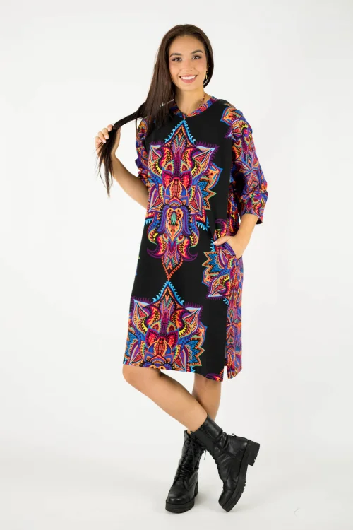 sukienka midi sportowa z rozporkiem kolekcja MEXICO violet marka VIPPI design (1).jpg