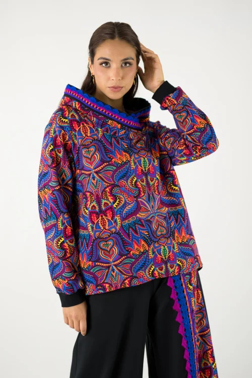 bluza luźna z kapturem  kolekcja MEXICO violet marka VIPPI design (4).jpg