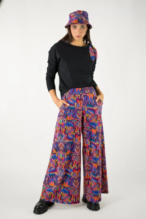 bluzka czarna z aplikacjami spodnie dzwony i kapelusz kolekcja MEXICO violet marka VIPPI design (2).jpg