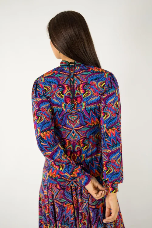 bluzka wiskozowa z marszczeniem pod biustem kolekcja MEXICO violet marka VIPPI design (1).jpg