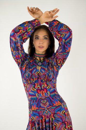 bluzka wiskozowa z marszczeniem pod biustem kolekcja MEXICO violet marka VIPPI design (5).jpg