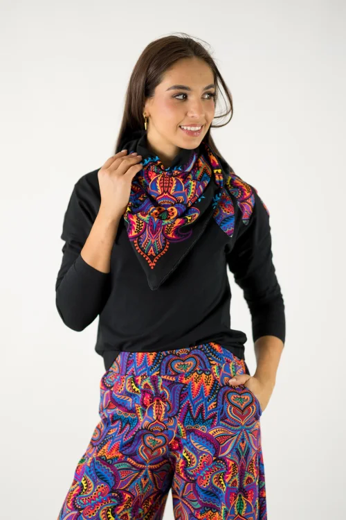 chusta z panelem kolekcja MEXICO violet marka VIPPI design- (1).jpg