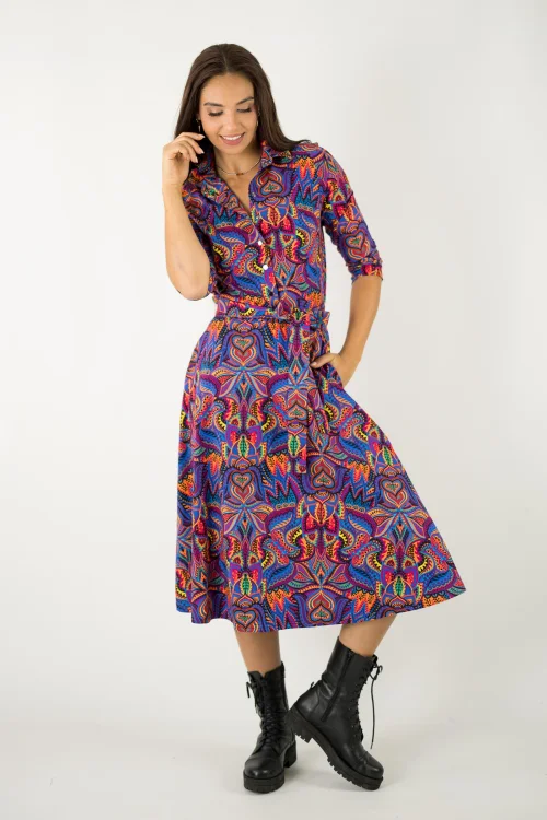 sukienka midi koszulowa kolekcja MEXICO violet marka VIPPI design (7).jpg