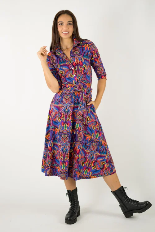 sukienka midi koszulowa kolekcja MEXICO violet marka VIPPI design (8).jpg