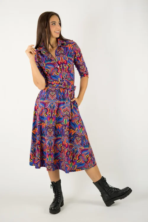 sukienka midi koszulowa kolekcja MEXICO violet marka VIPPI design (9).jpg