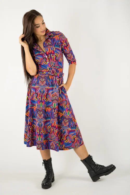 sukienka midi koszulowa kolekcja MEXICO violet marka VIPPI design (10).jpg