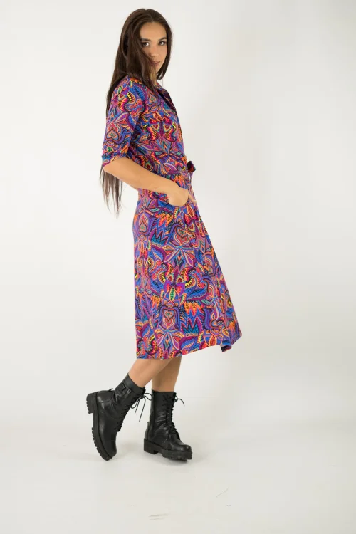 sukienka midi koszulowa kolekcja MEXICO violet marka VIPPI design (14).jpg