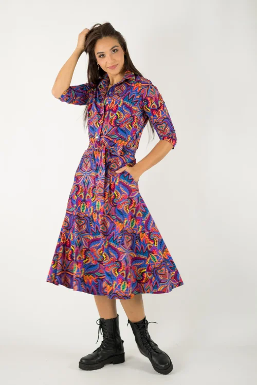 sukienka midi koszulowa kolekcja MEXICO violet marka VIPPI design (15).jpg