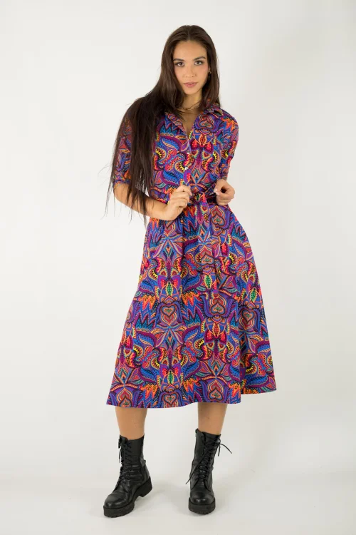 sukienka midi koszulowa kolekcja MEXICO violet marka VIPPI design (1).jpg
