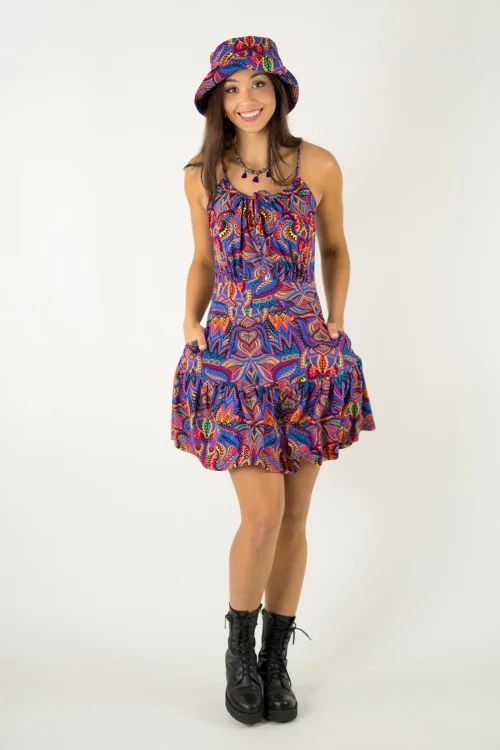 sukienka mini wiązana kolekcja MEXICO violet marka VIPPI design  (8).jpg