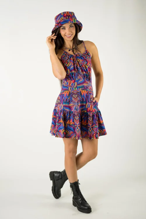 sukienka mini wiązana kolekcja MEXICO violet marka VIPPI design  (11).jpg