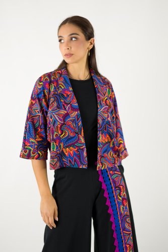 żakiet luźny kolorowy  kolekcja MEXICO violet marka VIPPI design.jpg