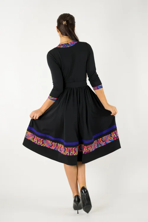 sukienka czarna z kopertowym dekoltem kolekcja MEXICO violet marka VIPPI design (1).jpg