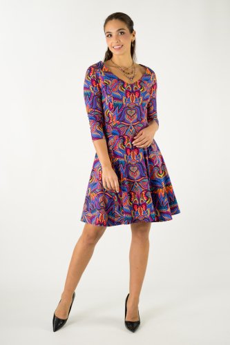 sukienka mini rozkloszowana kolekcja MEXICO violet marka VIPPI design (4).jpg