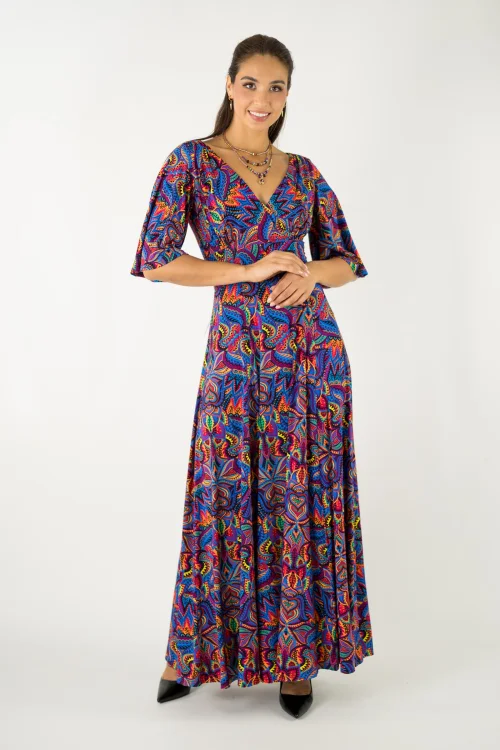 sukienka wiskozowa długa rozkloszowana kolekcja MEXICO violet marka VIPPI design (11).jpg