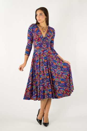 sukienka midi wiskozowa z koła kolekcja MEXICO violet marka VIPPI design (2).jpg