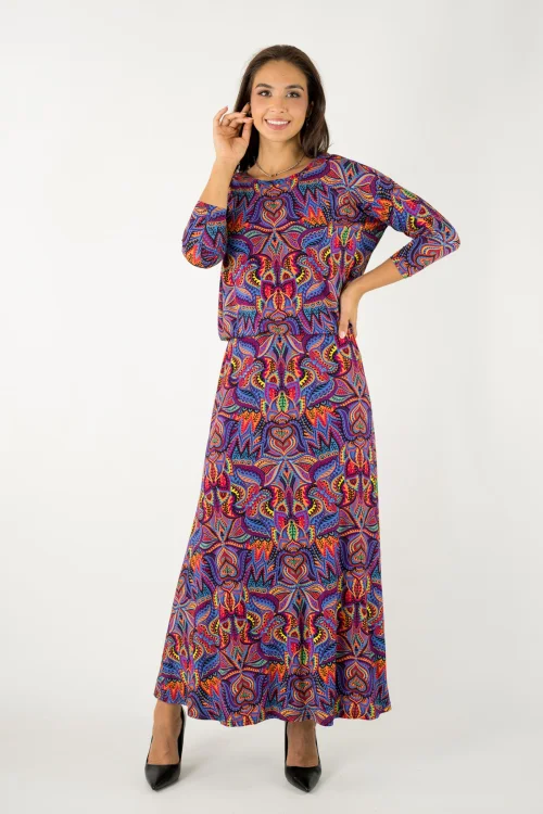 sukienka wiskozowa długa dzwonek kolekcja MEXICO violet marka VIPPI design (1).jpg
