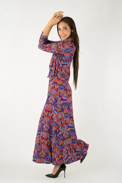 sukienka wiskozowa długa dzwonek kolekcja MEXICO violet marka VIPPI design (4).jpg