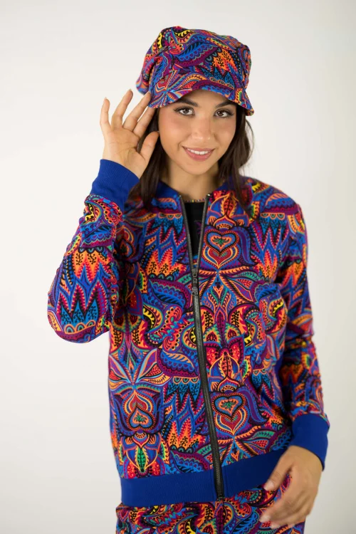 bluza-bomberka-ściągacze-chabrowe i-czapka-z-daszkiem-kolekcja--MEXICO-violet-marka-VIPPI-design.jpg