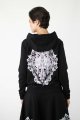 Bluza bomberka, rozpinana z kapturem AKHA "BLACK"  