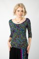 Bluzka wiskozowa z dużym dekoltem "MIST"  