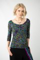 Bluzka wiskozowa z dużym dekoltem "MIST"  
