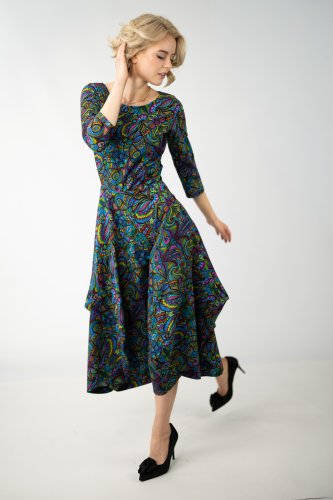 Sukienka midi origami "MIST"