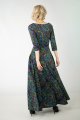 Sukienka długa dekolt łódka "MIST"  
