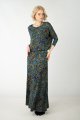 Sukienka wiskozowa maxi dzwonek "MIST"  