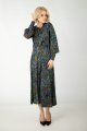 Sukienka wiskozowa midi z bufkami "MIST"  
