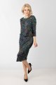 Sukienka wiskozowa midi ołówkowa "MIST"  