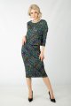 Sukienka wiskozowa midi ołówkowa "MIST"  