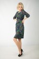 Sukienka mini z zakładkami wiązana "MIST"  